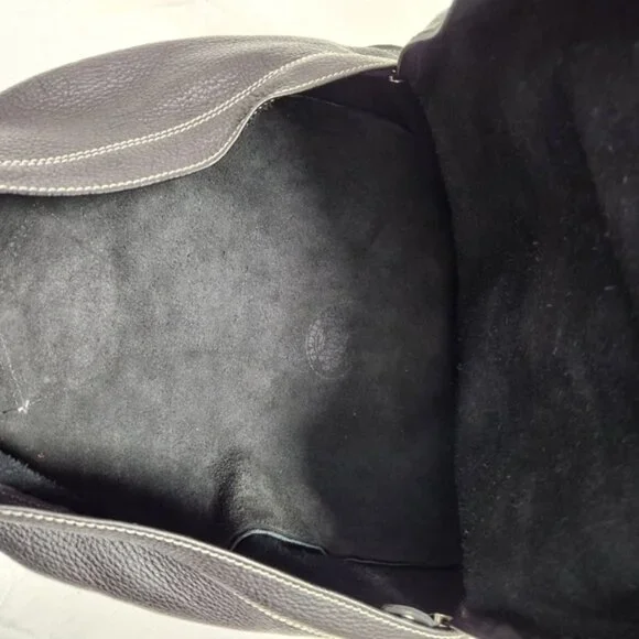 Men's Roots Pebbled Leather Backpack - Picture 15 of 15